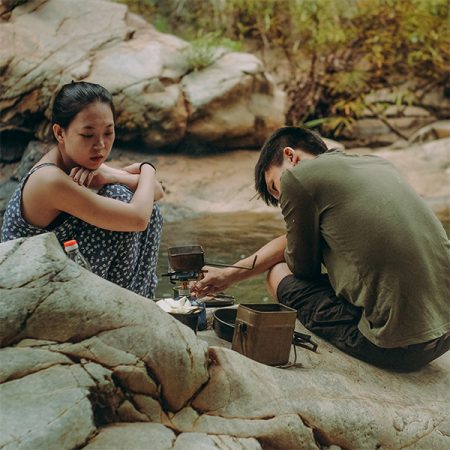 Drinking water camping